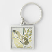 Batik Leaves Sleutelhanger (Voorkant)
