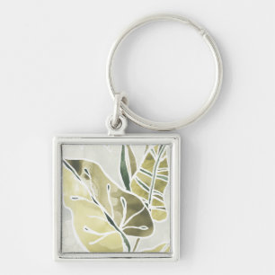 Batik Leaves Sleutelhanger