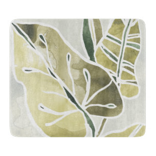 Batik Leaves Snijplank