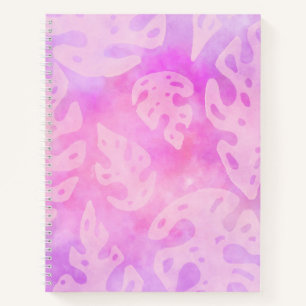 Batik Monstera Bullet Journal / Carnet Linn