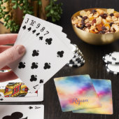 Batik Muster bunt Pokerkaarten (Insitu)
