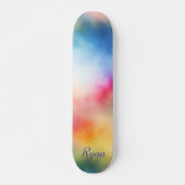 Batik Muster bunt Skateboard (Voorkant)