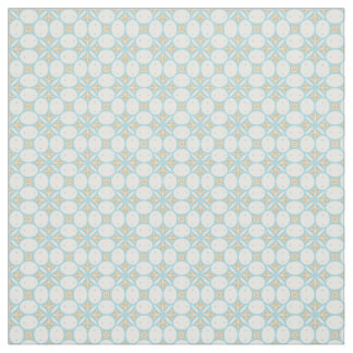 Batik naadloze patroonstructuur in Aqua en Tan Stof