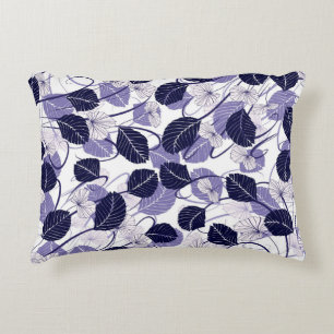 Batik Paars leder en tekenpatroon Accent Kussen