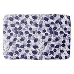 Batik Paars leder en tekenpatroon Badmat
