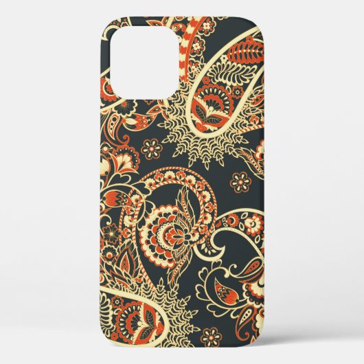 Batik Paisley:  naadloos patroon. Case-Mate iPhone Case (Achterkant)