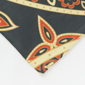 Batik Paisley: naadloos patroon. Fleece Deken (Hoek)