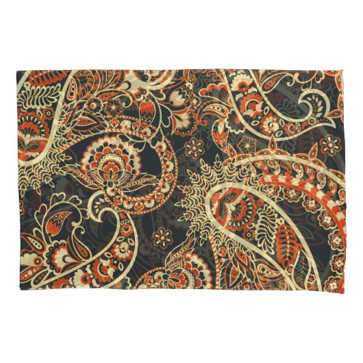 Batik Paisley: naadloos patroon. Kussensloop (Voorkant)