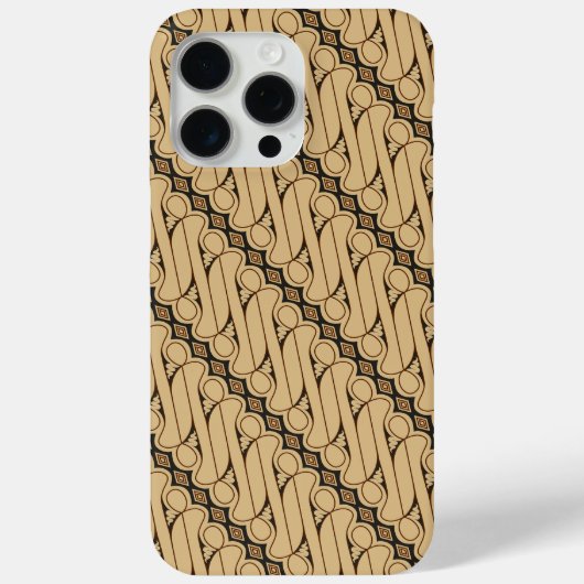 Batik Parang, Indonesisch patroon, Javaans, etnisc Case-Mate iPhone Case (Achterkant)