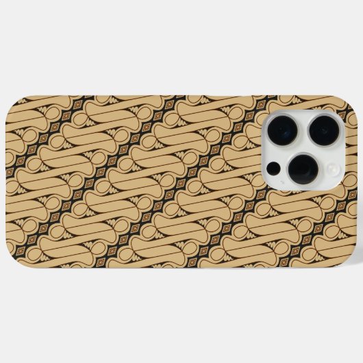 Batik Parang, Indonesisch patroon, Javaans, etnisc Case-Mate iPhone Case (Achterkant (horizontaal))