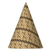 Batik Parang, Indonesisch patroon, Javaans, etnisc Feesthoedjes (Links)