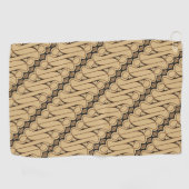 Batik Parang, Indonesisch patroon, Javaans, Etnisc Golfhanddoek (Horizontaal)