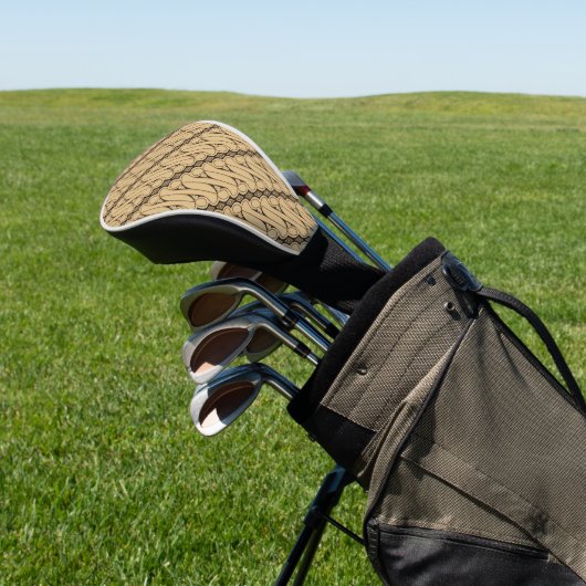 Batik Parang, Indonesisch patroon, Javaans, etnisc Golfheadcover (Insitu)