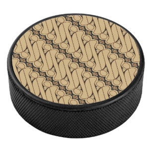 Batik Parang, Indonesisch patroon, Javaans, Etnisc Hockey Puck