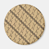 Batik Parang, Indonesisch patroon, Javaans, etnisc Magneet (Voorkant)