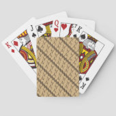 Batik Parang, Indonesisch patroon, Javaans, etnisc Pokerkaarten (Achterkant)