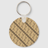 Batik Parang, Indonesisch patroon, Javaans, Etnisc Sleutelhanger (Achterkant)