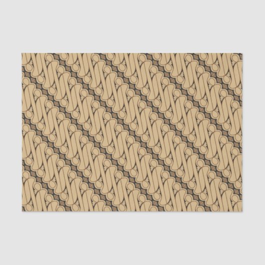 Batik Parang, Indonesisch patroon, Javaans, etnisc Tissuepapier (Voorkant)