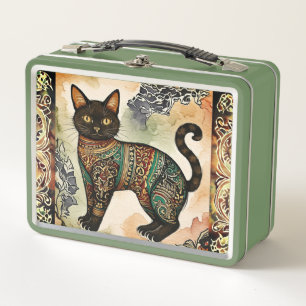 Batik Pattern, Zwarte Kat, , Antiek