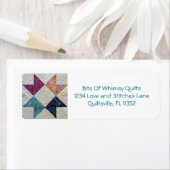 Batik Quilt Address Label (Insitu)