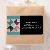 Batik Quilt Adresetiketten Etiket (Insitu)
