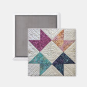 Batik Quiltmagneet Magneet (Voorkant / Achterkant)