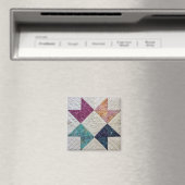 Batik Quiltmagneet Magneet (Insitu (Vaatwasser))