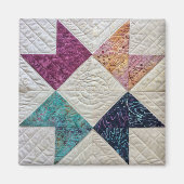 Batik Quiltmagneet Magneet (Voorkant)