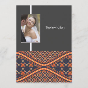 Batik Style Weddenschap Kaart