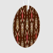 Batik tribal - Brown, Tan et Coral (devant)