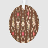 Batik tribal - Brown, Tan et Coral (devant)