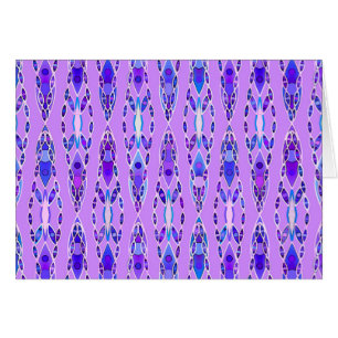 Batik tribal - Lavande, bleu et violet