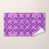 Batik Tribal, Violet Améthyste (Serviette à main)