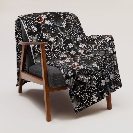 Batik Trusmi Cirebon fleece deken