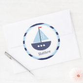 Bâtiment à voile nautique pour enfants Sticker d'a (Enveloppe)