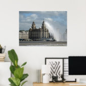 Bâtiment de foie Poster Liverpool (Bureau à domicile)