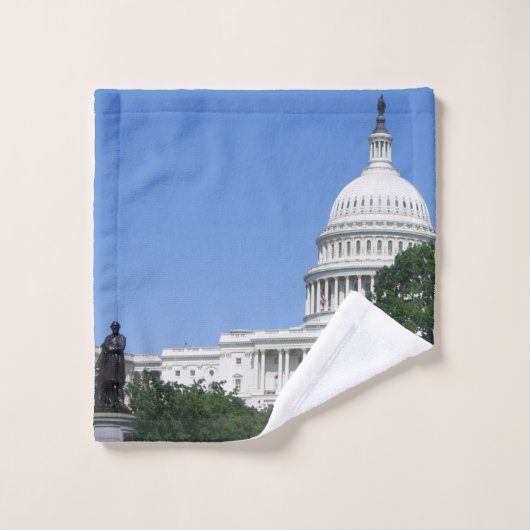 Bâtiment du Capitole à Washington DC (Gant de toilette)