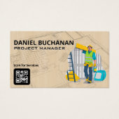 Bâtiment d'un ouvrier de construction sur site (Devant)