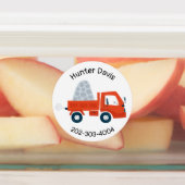 Bâtiment étanche Sticker Cercle Nom Étiquettes (Apposé)