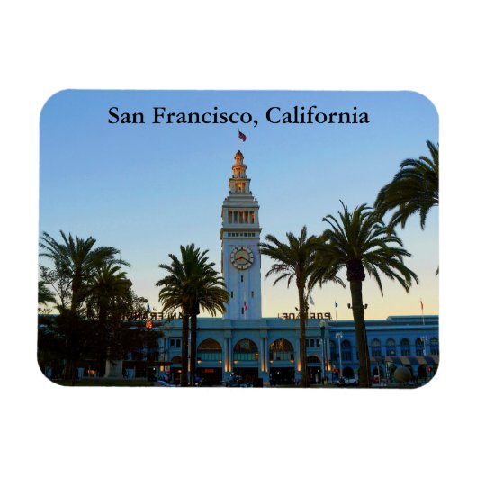 Bâtiment Ferry de San Francisco #11 Magnet (Horizontal)