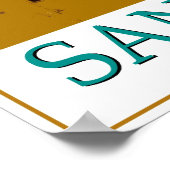 Bâtiment Ferry de San Francisco - Poster d'Art Pop (Coin)