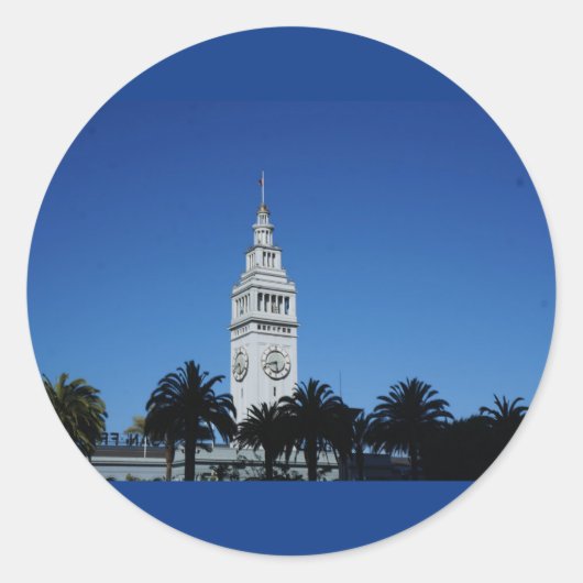 Bâtiment Ferry San Francisco #4 Stickers (Devant)