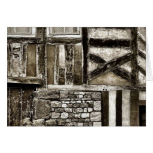 Bâtiment rustique en bois ancien et en pierre