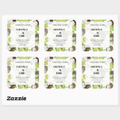 BÂTIMENTS #4 PRODUIT ÉTIQUETTE SOAP CADEAU & BOÎTE (Feuille)