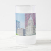 Bâtiments À Chicago Gelé Verre Beer Mug (Centre)