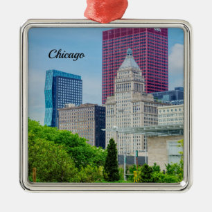 Bâtiments à Chicago Ornement Métallique