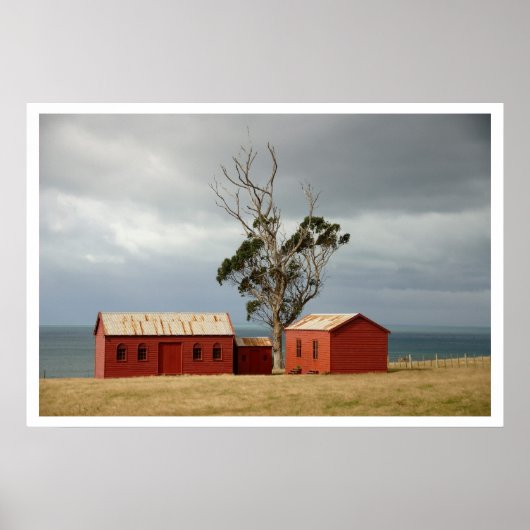 Bâtiments de la ferme Matanaka Affiche de l'école (Devant)