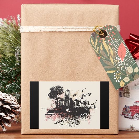 Bâtiments de la ville Tirage Stickers