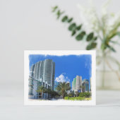 Bâtiments des tours de Miami - Carte postale (Debout devant)