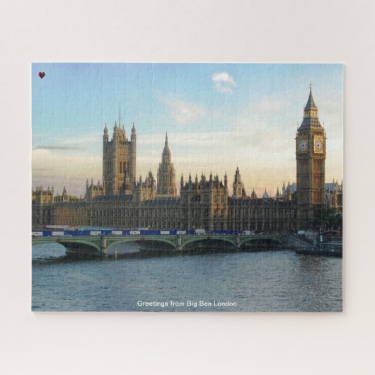 Bâtiments du Parlement Londres Puzzle (Horizontal)